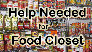 Help Needed for Food Closet