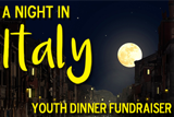 Night In Italy. Youth dinner fundraiser.