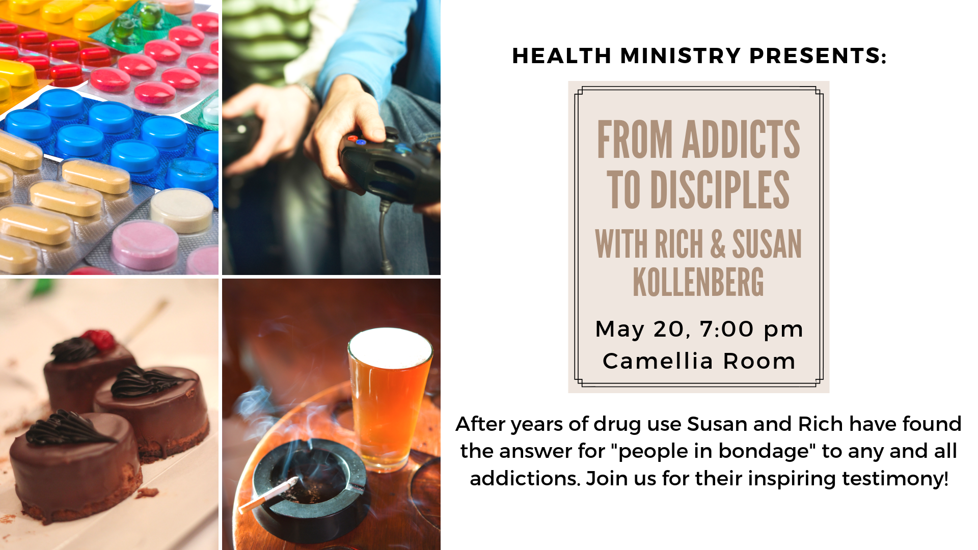 Healthy Plate Presents: From Addicts to Disciples