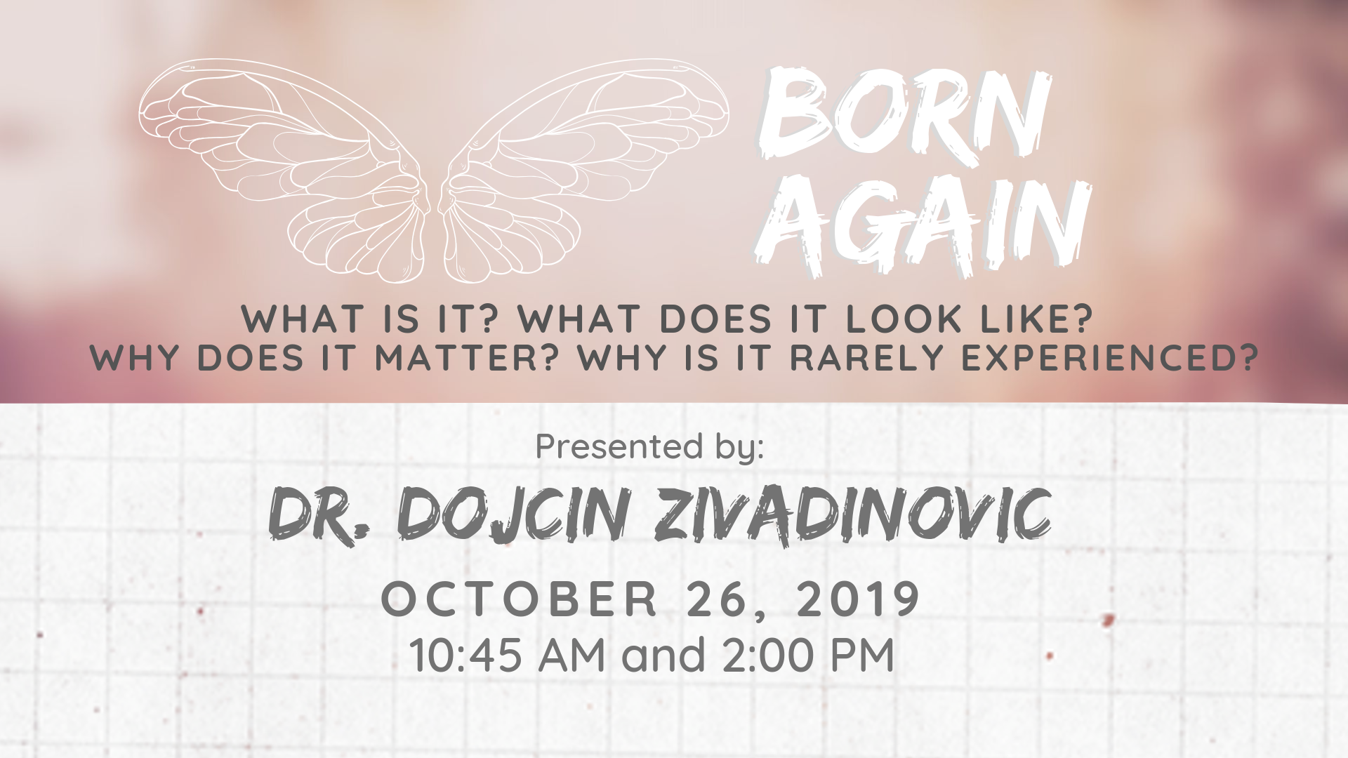 Born Again Seminar