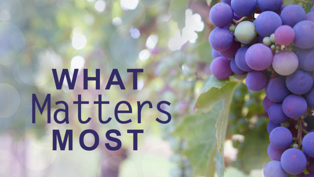 What Matters Most (1 of 5)