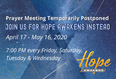 Prayer Meeting Postponed 492x336