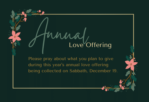 Annual Love Offering 2020 492x336