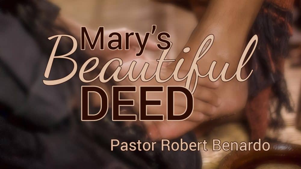 Mary's Beautiful Deed Image